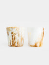 Tribe and Glory Ankole Horn Cocktail Tumblers Set of 2