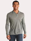 Hartford Linen Polo Long Sleeve Knitted Polo