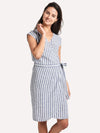 Hartford Women's Randi Woven Stripe Dress