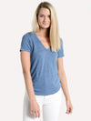 Hartford Women's V-Neck Linen Jersey Tee