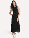 ATM Sleeveless Maxi Dress With Pockets