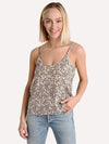 ATM Women's Lunar Leopard Silk Charmeuse Cami