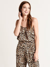 ATM Leopard Print Silk Charmeuse Cami