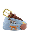 Smathers & Branson Dogs On Point Needlepoint Belt