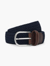 Andersons Leather Trimmed Elastic Belt