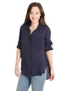 Bella Dahl Long Sleeve Shirt Tail Button Down Shirt