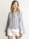 Bella Dahl Bell Sleeve Tieback Shirt