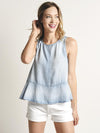 Bella Dahl Hi Lo Peplum Tank