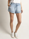 Bella Dahl Frayed Hem Flowy Short