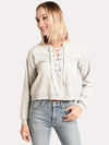 BB Dakota Tie It Together Lace Up Sweatshirt