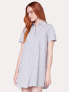 BB Dakota Stripe A Personality Shirt Dress