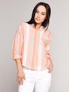 Naked Zebra One Pocket Stripe Shirt