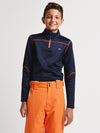 Kjus Boys' Charger Midlayer Half Zip