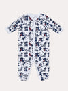 Roller Rabbit Infant Stripe And I Footie Pajamas