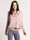 Beyond Yoga Over Tied Cropped Pullover