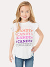 Chaser Girls' Candy Star Top