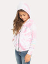 Chaser Girls' Cozy Knit L/S Zip Up Hoodie