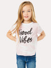 Chaser Girls' Good Vibes Tee