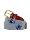 Smathers & Branson Dallas Cowboys Needlepoint Belt