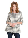 Chris & Carol Apparel Plaid Woven Top