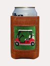 Smathers & Branson Golf Cart Needlepoint Can Cooler