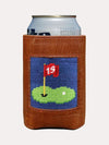 Smathers & Branson 19th Hole Needlepoint Can Cooler