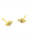 Tai CZ Mini Blue Evil Eye Studs