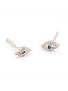 Tai CZ Mini Blue Evil Eye Studs