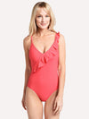 Helen Jon Ruffle Wrap One Piece