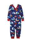 Hatley Polar Bear Snowmoblie Tricks Mini Waffle Coverall