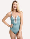 Dolce Vita Lace Up Front One Piece