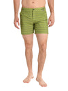 Danward Bicolor Feather Print Swim Short