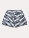 Danward Elastic Swim Short with Tie Dye Print