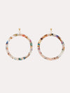 Joy Dravecky St Tropez Pearl Hoop Earrings