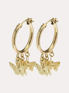 Joy Dravecky Papillion Charm Earrings