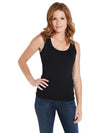 Majestic Soft Touch Flat Edge Scoop Neck Tank