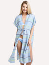 Echo Sunset Stripe Midi Cover Up