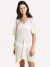 Echo Eyelet Side Tie Caftan