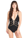 Ella Moss Women's Juliet Solid Soft Cup One-Piece