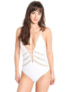 Ella Moss Women's Juliet Solid Soft Cup One-Piece