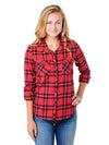 Roxy Women's Squary Cool Long Sleeve Flannel