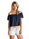 Roxy Women's Princess In The Sea Cold Shoulder Top