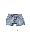 Roxy Girls' 2-7 Her Songs Denim Beach Shorts