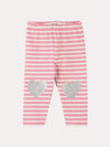 Hatley Light Pink Stripe Baby Leggings