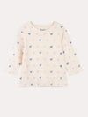 Hatley Shimmer Hearts Long Sleeve Baby Tee