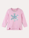 Hatley Sequined Snowflake Long Sleeve Pullover