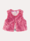 Hatley Baby Pink Faux Fur Vest