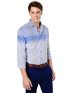 Good Man Brand Blue Fade Spread Collar Shirt