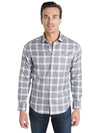 Good Man Brand Long Sleeve Sharkskin Shadow Check Shirt