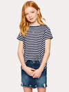 Hayden Stripe Crew Neck T-Shirt